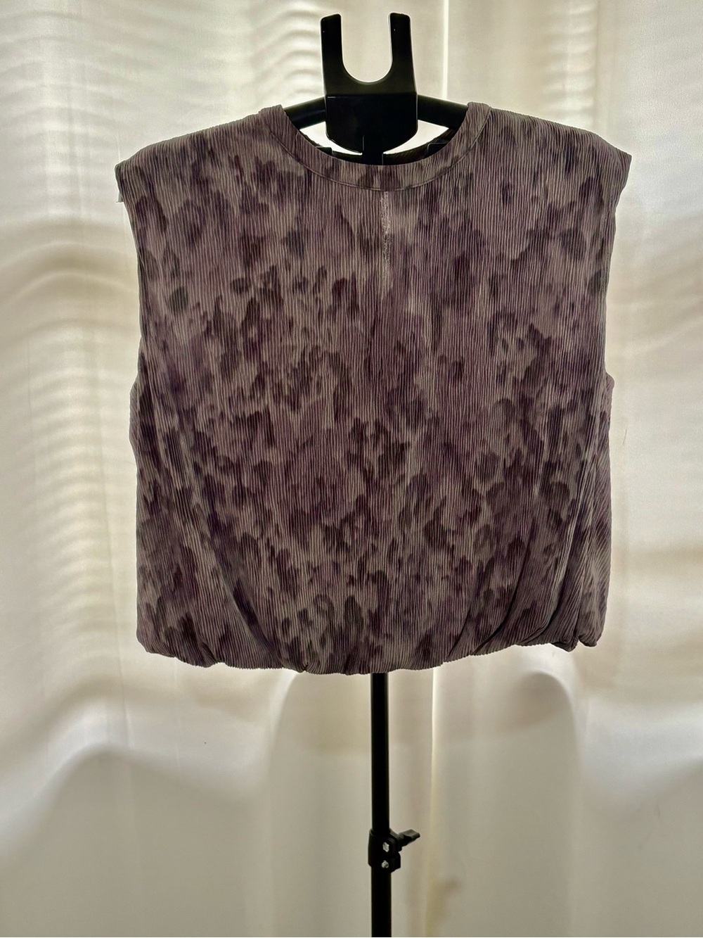 Reitmans Lavender Pleated Sleeveless Tank Top